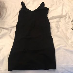 Forever 21 black low cut front dress